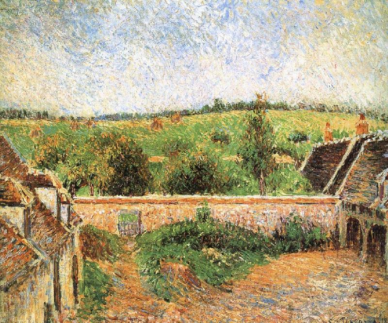 Camille Pissarro Farmer s yard oil painting image